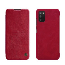 Nillkin Qin leather holster case for Samsung Galaxy A03s red Nillkin Qin leather holster case for Samsung Galaxy A03s red