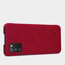 Nillkin Qin odinis dėklas Samsung Galaxy A03s raudonas