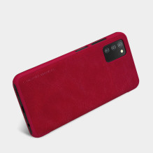 Nillkin Qin odinis dėklas Samsung Galaxy A03s raudonas