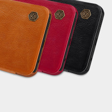 Nillkin Qin leather holster case for Samsung Galaxy A03s red Nillkin Qin leather holster case for Samsung Galaxy A03s red