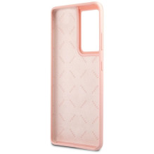 Guess GUHCS21LLSVSPI S21 Ultra G998 pink / pink hardcase Script Vintage Guess GUHCS21LLSVSPI S21 Ultra G998 pink / pink hardcase Script Vintage