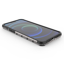 Honeycomb Case armor cover with TPU Bumper for iPhone 13 Pro Max green