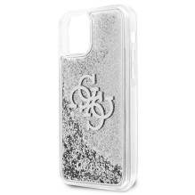 Guess GUHCP12LLG4GSI iPhone 12 Pro Max 6.7" silver / silver hardcase 4G Big Liquid Glitter