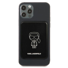 Karl Lagerfeld 3000mAh Inductive Powerbank with MagSafe - Black