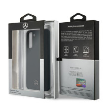 „Mercedes“ silikoninis dėklas „Samsung Galaxy S21“ – mėlynas „Mercedes“ silikoninis dėklas „Samsung Galaxy S21“ – mėlynas