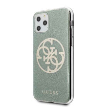 Guess GUHCN58PCUGLKA iPhone 11 Pro chaki kietas dėklas 4G Circle Glitter
