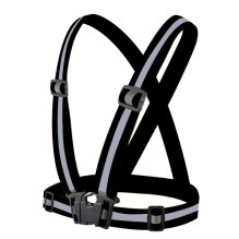 Adjustable reflective harness for running bike - black Adjustable reflective harness for running bike - black