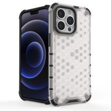 Honeycomb Case šarvų dangtelis su TPU buferiu, skirtas iPhone 13 Pro žalias