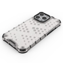 Honeycomb Case šarvų dangtelis su TPU buferiu, skirtas iPhone 13 Pro žalias