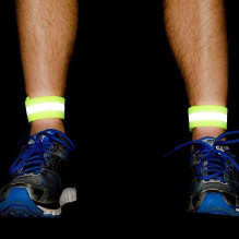 Reflective armband bicycle running Velcro 4cm yellow Reflective armband bicycle running Velcro 4cm yellow
