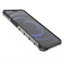 Honeycomb Case šarvų dangtelis su TPU buferiu, skirtas iPhone 13 Pro žalias