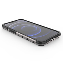 Honeycomb Case šarvų dangtelis su TPU buferiu, skirtas iPhone 13 Pro žalias