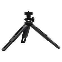 Mini tripod selfie stick holder for phone camera GoPro 16 - 21 cm black