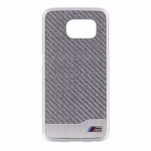 BMW kietas dėklas, skirtas „Samsung Galaxy S6“ - sidabrinis