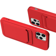 Kortelės dėklas Silikoninė piniginė Piniginė su kortelės lizdo dokumentais, skirta Samsung Galaxy A72 4G Purple Kortelės dėklas Silikoninė piniginė Piniginė su kortelės lizdo dokumentais, skirta Samsung Galaxy A72 4G Purple