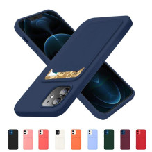 Card Case Silicone Wallet Wallet With Card Slot Documents For Samsung Galaxy A72 4G Purple