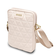 Guess Bag GUTB10QLPK 10" pink / pink Quilted Tablet Bag