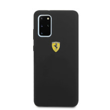 Ferrari kietas dėklas FESSIHCS67BK S20+ G985 juodas / juodas silikonas