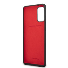 Ferrari kietas dėklas FESSIHCS67BK S20+ G985 juodas / juodas silikonas