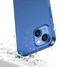 Joyroom 360 Full Case priekinis ir galinis dangtelis, skirtas iPhone 13 + grūdinto stiklo ekrano apsauga mėlyna (JR-BP92 Joyroom 360 Full Case priekinis ir galinis dangtelis, skirtas iPhone 13 + grūdinto stiklo ekrano apsauga mėlyna (JR-BP92
