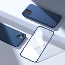 Joyroom 360 Full Case front and back cover for iPhone 13 + tempered glass screen protector blue (JR-BP927 blue) Joyroom 360 Full Case front and back cover for iPhone 13 + tempered glass screen protector blue (JR-BP927 blue)
