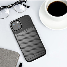 „Thunder“ dėklas, lankstus, tvirtas, tvirtas TPU dėklas, skirtas iPhone 13 mini juodas
