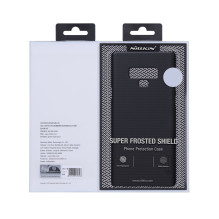 Nillkin Super Frosted Shield sustiprintas dėklo dangtelis skirtas Xiaomi Redmi Note 9T 5G juodas