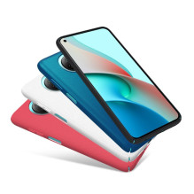 Nillkin Super Frosted Shield sustiprintas dėklo dangtelis skirtas Xiaomi Redmi Note 9T 5G juodas