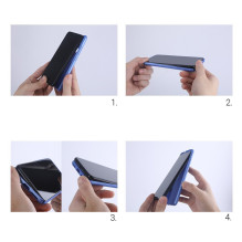 Nillkin Super Frosted Shield sustiprintas dėklo dangtelis skirtas Xiaomi Redmi Note 9T 5G juodas
