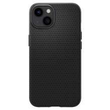 Spigen Liquid Air iPhone 13 dėklas – matinės juodos spalvos