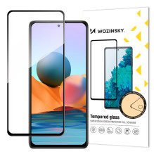 Wozinsky Super Durable Full Glue Full Screen Tempered Glass with Frame Case Friendly Xiaomi Redmi Note 12 Pro+ / Note 12