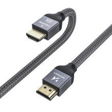 „Wozinsky“ HDMI 2.1 kabelis 8K 60 Hz 48 Gbps / 4K 120 Hz / 2K 144 Hz 1 m sidabrinis (WHDMI-10)