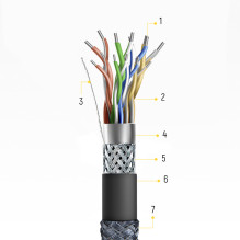 Wozinsky HDMI 2.1 Cable 8K 60 Hz 48 Gbps / 4K 120 Hz / 2K 144 Hz 1 m Silver (WHDMI-10)