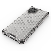 Honeycomb Case šarvų dangtelis su TPU buferiu, skirtas Samsung Galaxy A42 5G raudonas