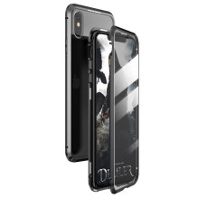 Wozinsky Full Magnetic Case Full Body Front and Back Cover with built-in glass for Vivo X60 black-transparent Wozinsky Full Magnetic Case Full Body Front and Back Cover with built-in glass for Vivo X60 black-transparent