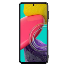 Nillkin Textured Case tvirtas sustiprintas dėklas su gelio rėmu ir nailonine nugara, skirta Samsung Galaxy M53 5G juoda Nillkin Textured Case tvirtas sustiprintas dėklas su gelio rėmu ir nailonine nugara, skirta Samsung Galaxy M53 5G juoda