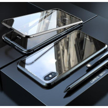 Wozinsky Full Magnetic Case Full Body Front and Back Cover with built-in glass for Vivo X60 black-transparent Wozinsky Full Magnetic Case Full Body Front and Back Cover with built-in glass for Vivo X60 black-transparent