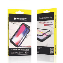 „Wozinsky“ viso magnetinio dėklo viso korpuso priekinis ir galinis dangtelis su įmontuotu stiklu „Vivo X60“ juodai perma „Wozinsky“ viso magnetinio dėklo viso korpuso priekinis ir galinis dangtelis su įmontuotu stiklu „Vivo X60“ juodai perma