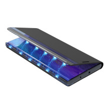 Sleep Case Knygų lentynos tipo dėklas su išmaniuoju langu, skirtas iPhone 13 Pro Max, rožinis