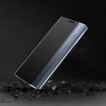 Sleep Case Knygų lentynos tipo dėklas su išmaniuoju langu, skirtas iPhone 13 Pro Max, rožinis