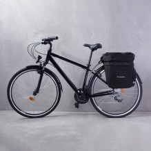 Wozinsky 60L spacious bike rack bag (rain cover included) black (WBB13BK)