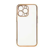Lighting Color Case for Samsung Galaxy A12 5G gold frame gel cover white Lighting Color Case for Samsung Galaxy A12 5G gold frame gel cover white