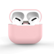 „AirPods 2“ / „AirPods 1“ silikoninis minkštas ausinių dangtelis, rožinis dėklas (C dėklas)
