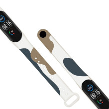 Apyrankė Moro, skirta Xiaomi Mi Band 3/4 silikoninio dirželio laikrodžio apyrankės raštas 12