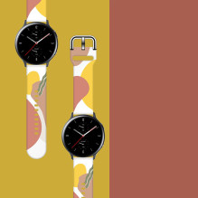 Dirželis Moro, skirtas Samsung Galaxy Watch 40 / 41 / 42 / 43 / 44 mm silikoninės apyrankės laikrodžio apyrankė - 7 rašt