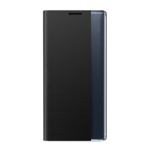 Sleep Case Knygų lentynos tipo dėklas su išmaniuoju langu, skirtas iPhone 13 mini juodas