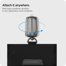 Apsaugos nuo vagystės Spigen Pouch Keyless RFID signalų blokatorius - juodas