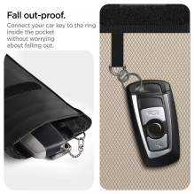 Apsaugos nuo vagystės Spigen Pouch Keyless RFID signalų blokatorius - juodas