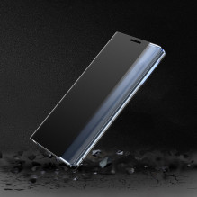 Sleep Case Knygų lentynos tipo dėklas su išmaniuoju langu, skirtas iPhone 13 mini mėlynai