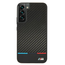 BMW M kolekcijos trikampių dėklas, skirtas „Samsung Galaxy S22+“ – juodas